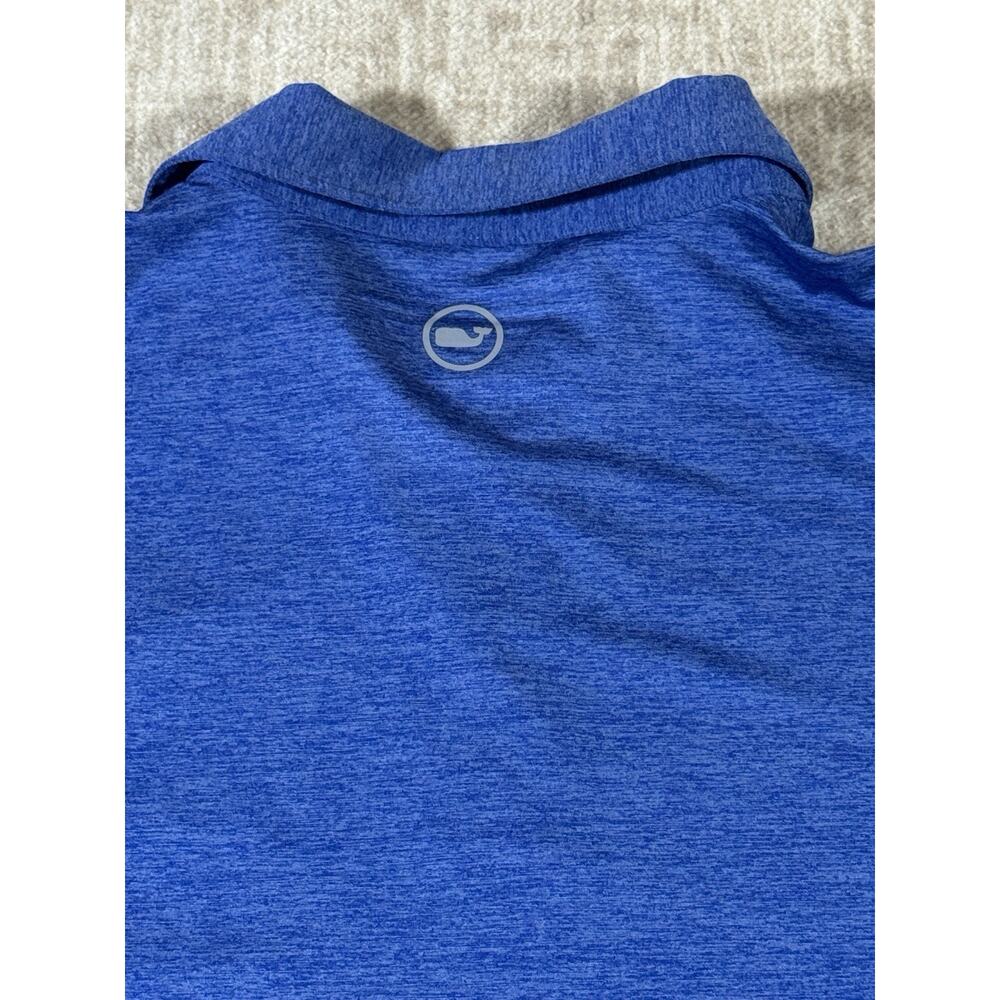 Vineyard Vines Mens Blue On-The-Go Sankaty Polo Short sleeve Shirt Size M - Picture 4 of 13